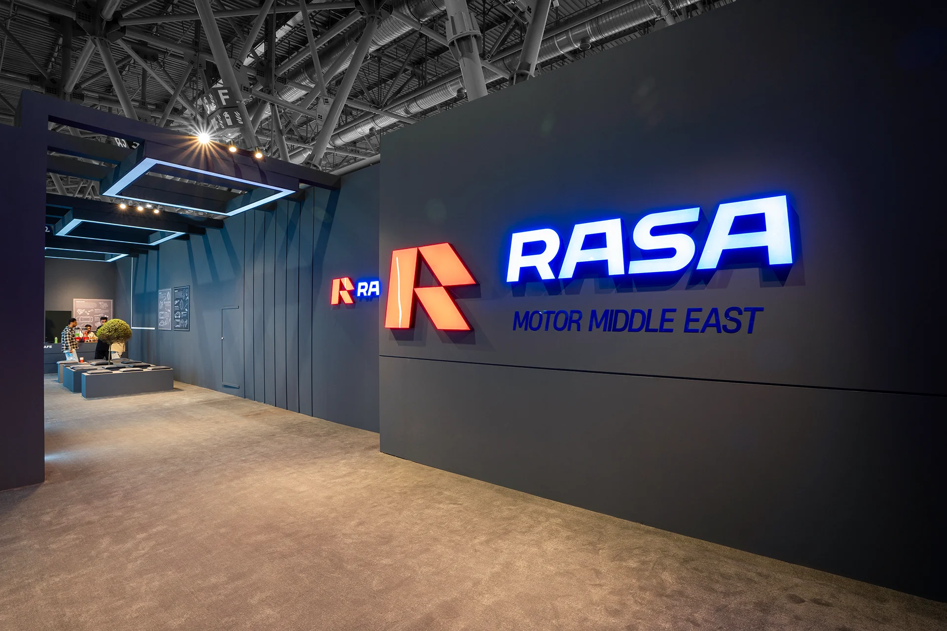   Rasa motor Auto-10طراحی غرفه و غرفه سازی نمایشگاهی ایرانسل نمایشگاه خودرو اصفهان 1403 